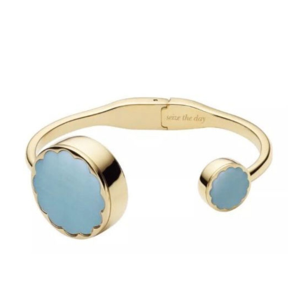 Kate Spade Scallop Gold-Tone Bangle Activity Track - Picture 1 of 5